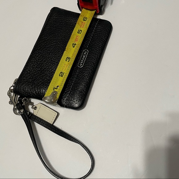 Black Coach Wristlet - Picture 6 of 7
